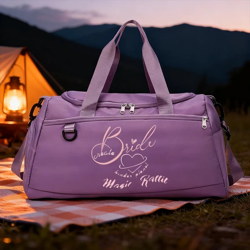 

Unisex Large Capacity Travel Bag New Dry Wet Separation Casual Short Trip Bag Business Tourism Gym Carry-On Practical Bag