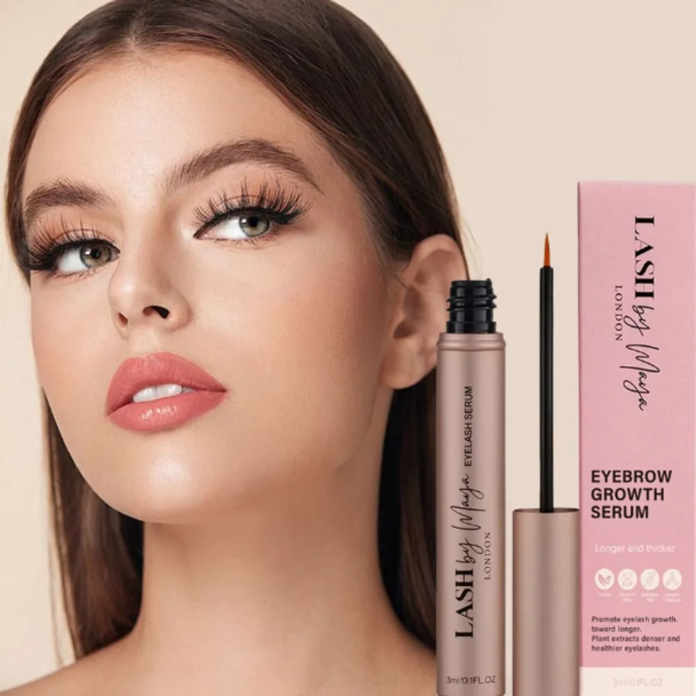 Wimpern-Wimpernwachstumsserum, wasserfest, schwarze Wimperntusche, extra Volumen, vollere, dickere Locken, ultrafeine Wimpern, Wimperntusche, Augen-Make-up