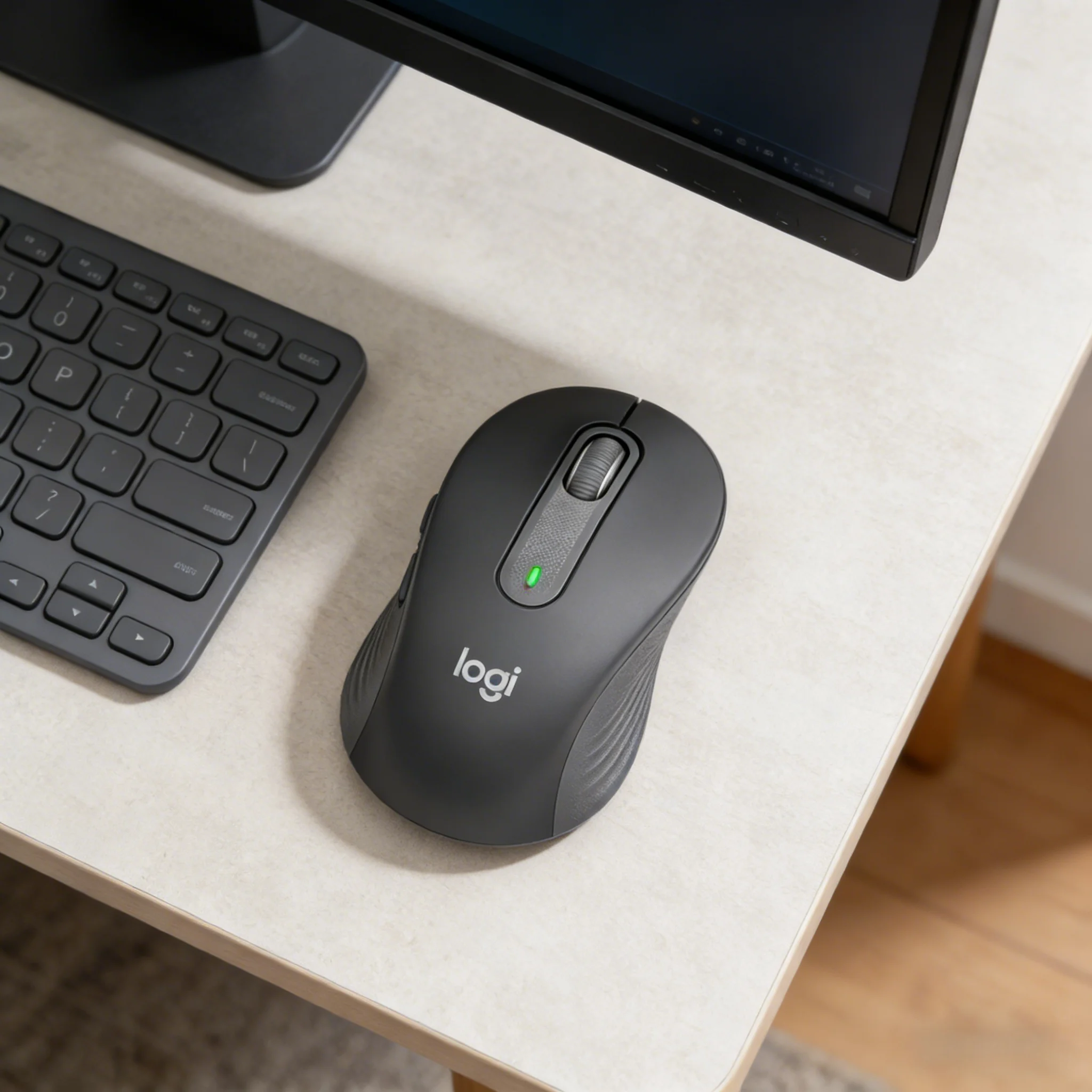 

Logitech Signature M650 L Wireless Mouse for Large Hands Dual Mode Silent Click 24M Battery for PC Laptop Office