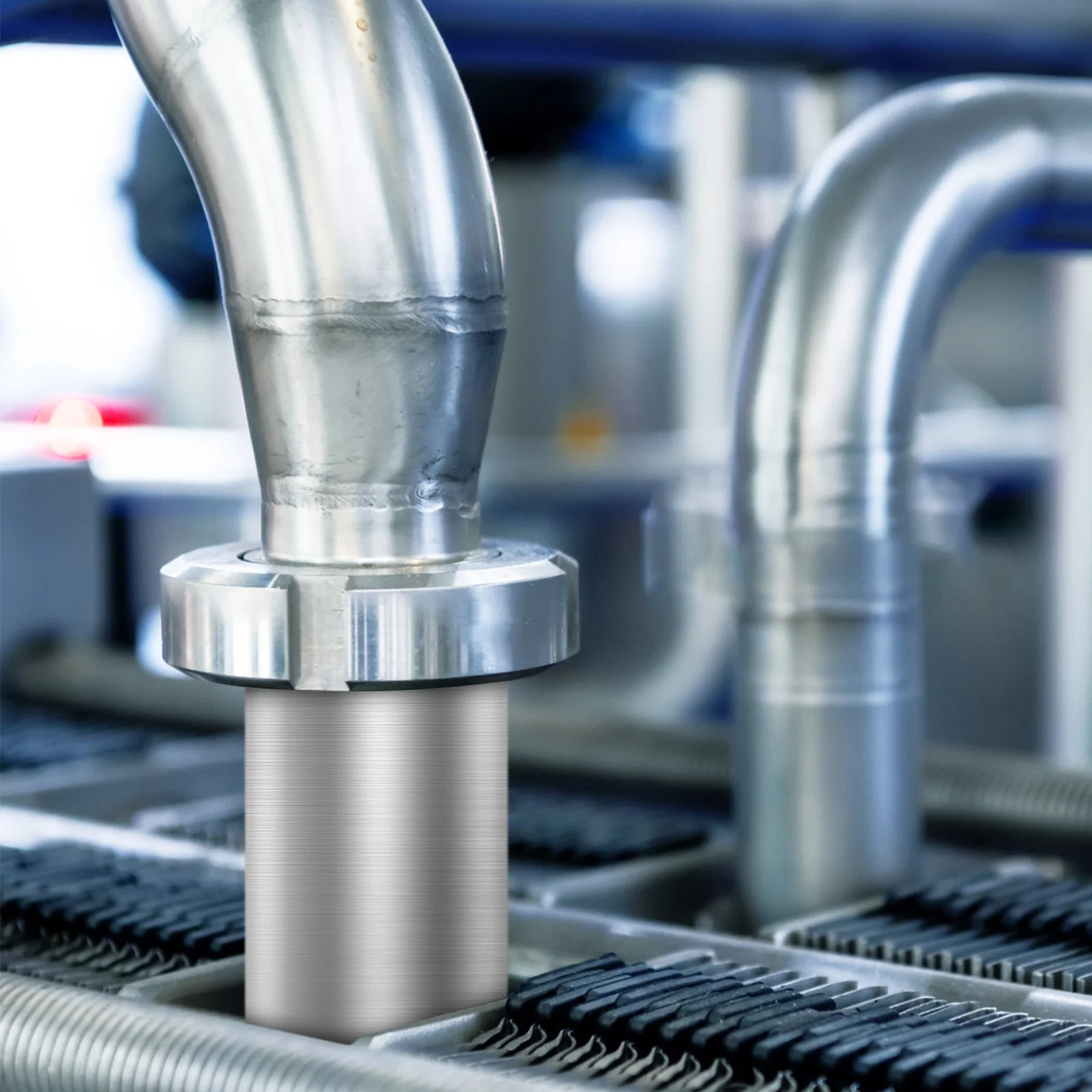 10개입 스테인리스 스틸 원통형 너트 경량 컴팩트 사이즈 용접용 보트 원형 연결 너트 용접 연결 너트