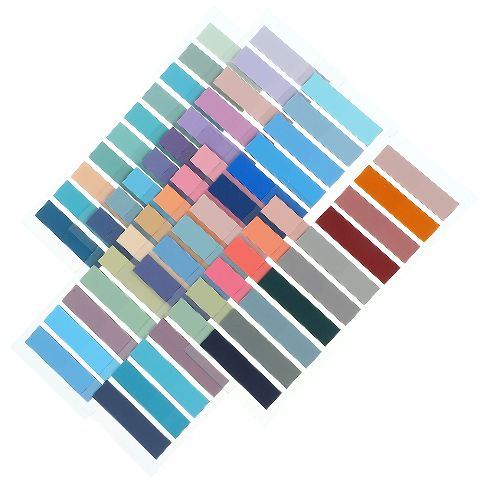 

Colored Transparent Tabs College Ruled Divider Markers Annotation Book Page Binder Labels Durability PET