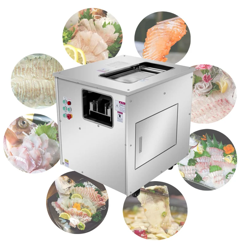 

Automatic Meat Slicer For Fresh Meat Fish Chicken Breast Beef Oblique Fish Slicing Machine