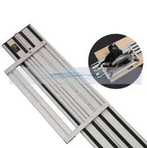 

2x1.4m Guide Rails Tracks + Universal Base for Circular Saw, Track Saw, Plunge Saw, Woodworking