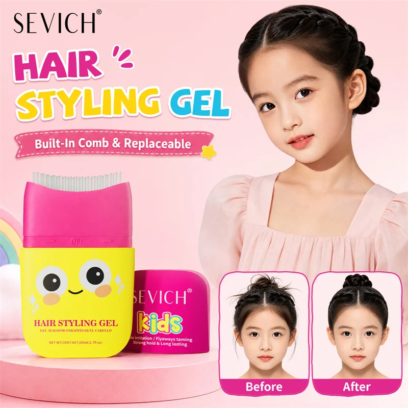 Hair Wax Stick for Kids & Women Edge Control Anti-Frizz Hair Finishing Cream Smooth Finishing & Fixing Flyaways Hair Styling Gel
