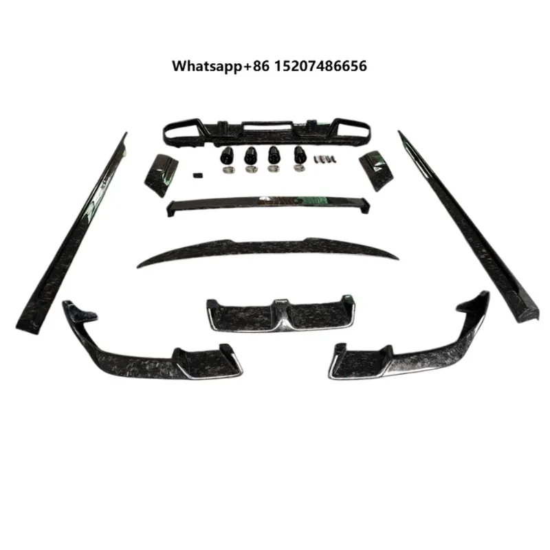 Speed Full Set High Quality Forged Carbon Fiber Polished Body Kit for  X6M F96 Lightweight