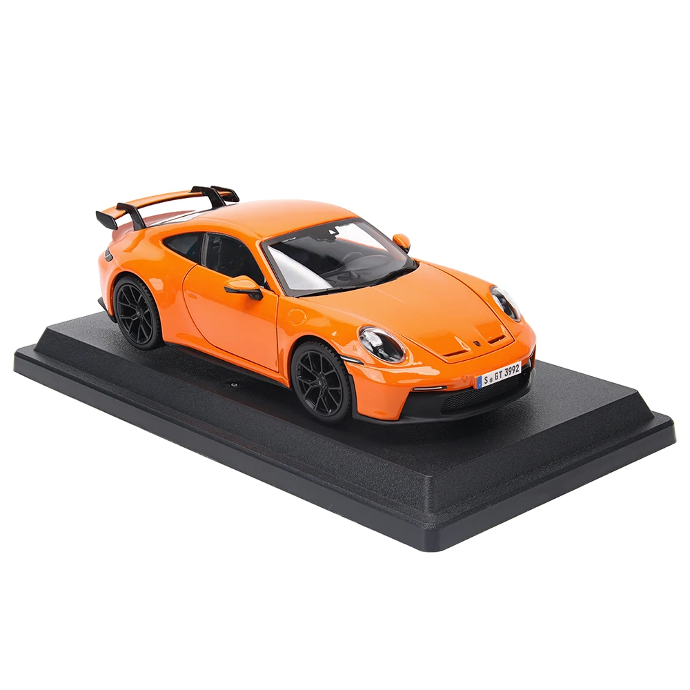 Bburago 1:24 Porsche 911 GT3 Taycan Turbo S 718 Boxster simulation alloy car model crafts decoration collection toy tools gift