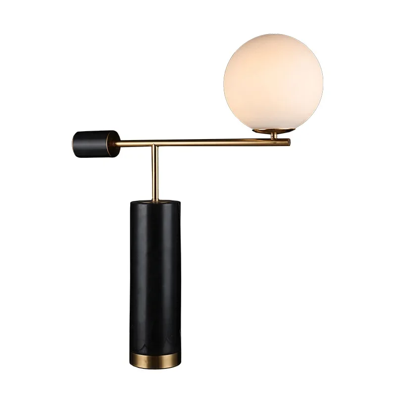 

Simple and modern, table lamp, bedside lamp, room, bedroom, table lamp, Nordic Internet celebrity marble