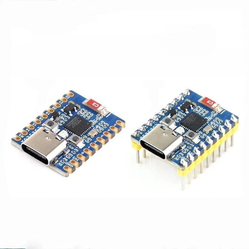 1Pcs Dual Processors Based On ESP32-C6FH4 2.4GHz WiFi 6 & Bluetooth 5 Microcontroller ESP32-C6 Mini Development Board