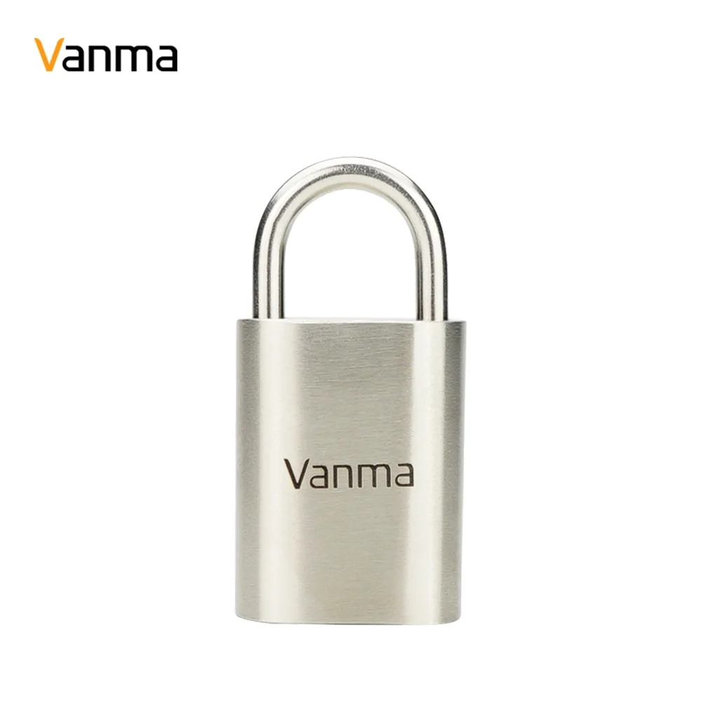 Vanma Smart Electronic Lock, Intelligent Passive Padlock, Cam Lock with Smart Key, Free Software, Door Lock, Access Control