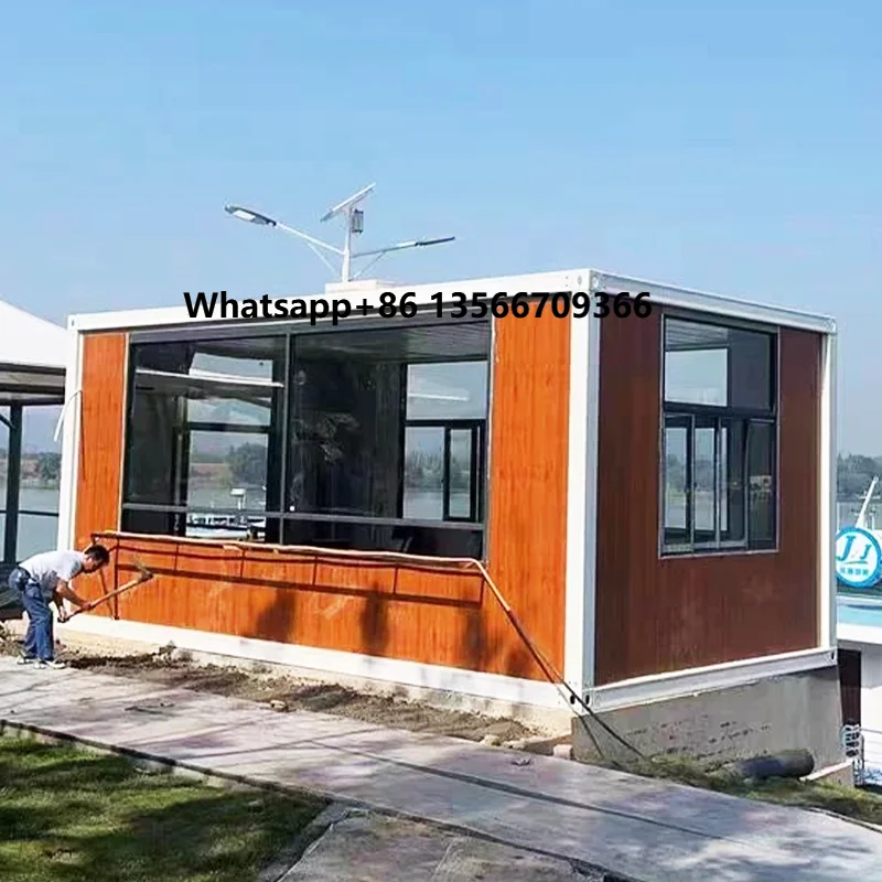 

New Product Luxury Prefab Turnkey Prefabricated Homes Hurricane Pre Fab Unfoldable Flat Pack Container House Made in China
