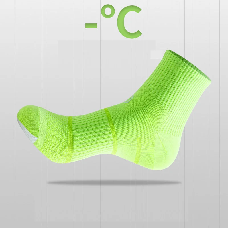 Performance Women Quick Socks 2024 Men Marathon Sports Running Compression Dry Exercise Fitness Training Thin Quarter Socks