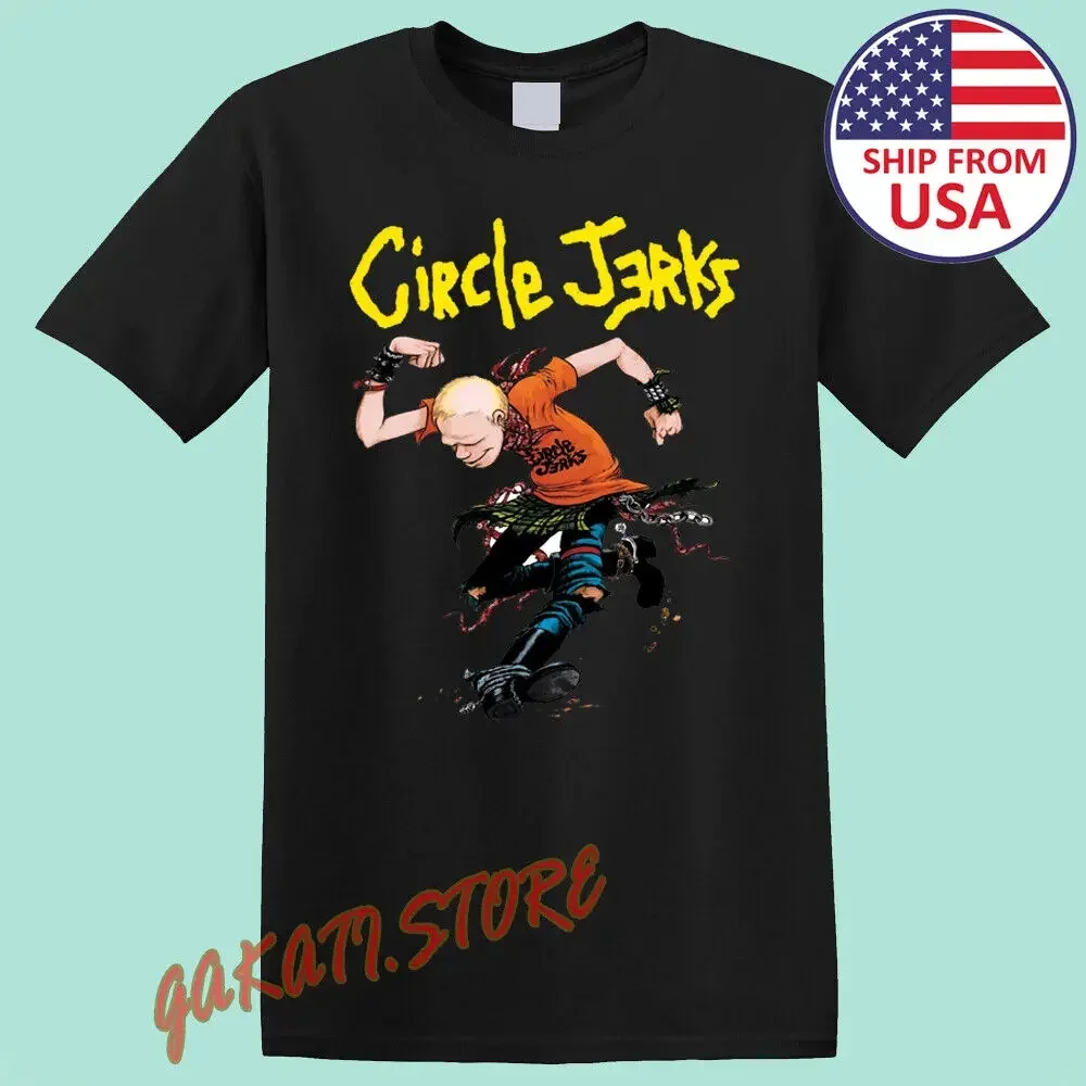 

Circle Jerks Men's Black T-Shirt Size S-5XL