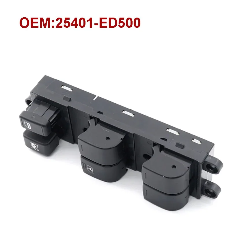 25401-ED500 รถไฟฟ้าสวิทช์หน้าต่าง Lifter ปุ่มสวิทช์สําหรับ Nissan TIIDA C11 SC11 C11Z VERSA S SL 2007-2010