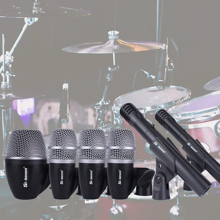 Jazz Snare TOM bass Drum mic kit microphone