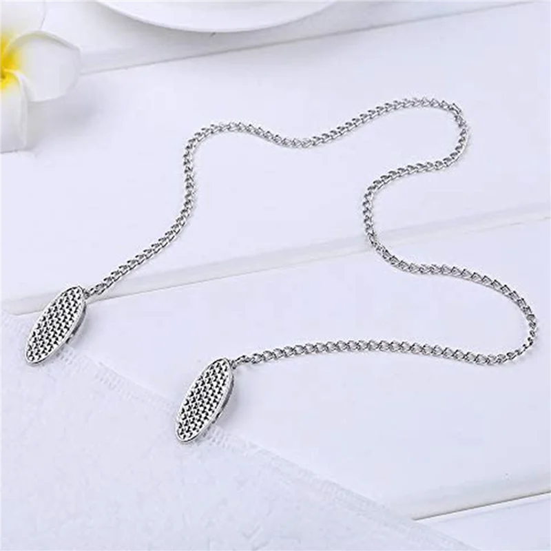 

BMBY-20 Pcs Napkin Chain Napkin Holder Napkin Clips Chain Flexible Lanyard Neck Strap For Seniors Older Adults Children