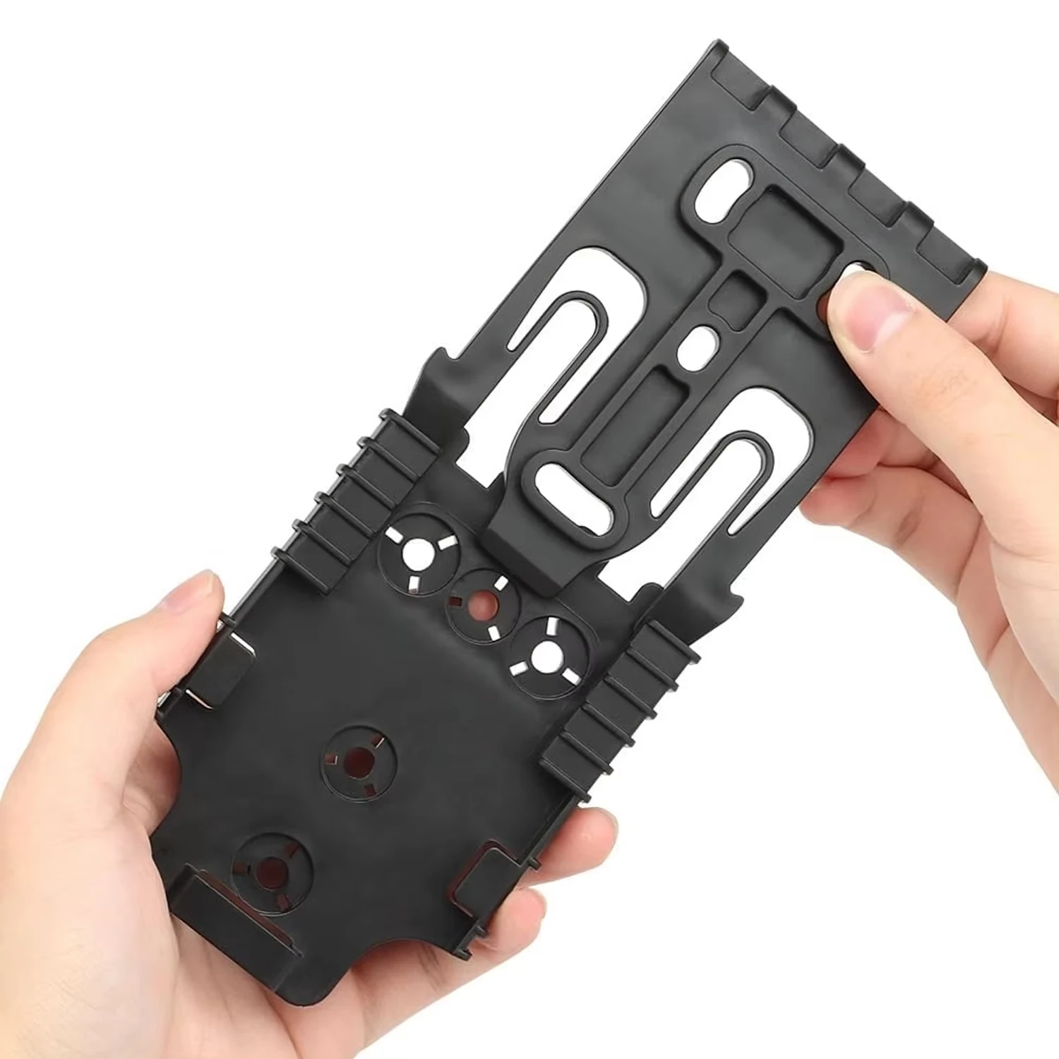 Quick Locking System Kit,Holstopia QLS Platform Attachment with Locking Including Fork and Duty Receiver Plate for Duty Holsters