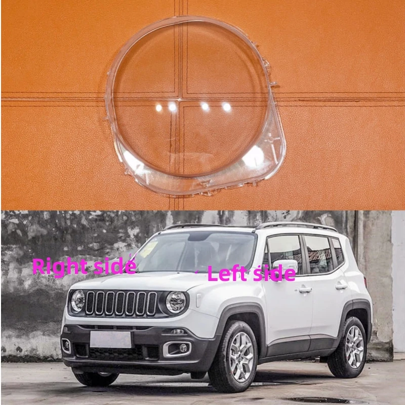 Car Headlight Lens For JEEP Renegade 2015 2016 2017 2018 2019 2020 Headlamp Cover Car Replacement Front Auto Shell Cover