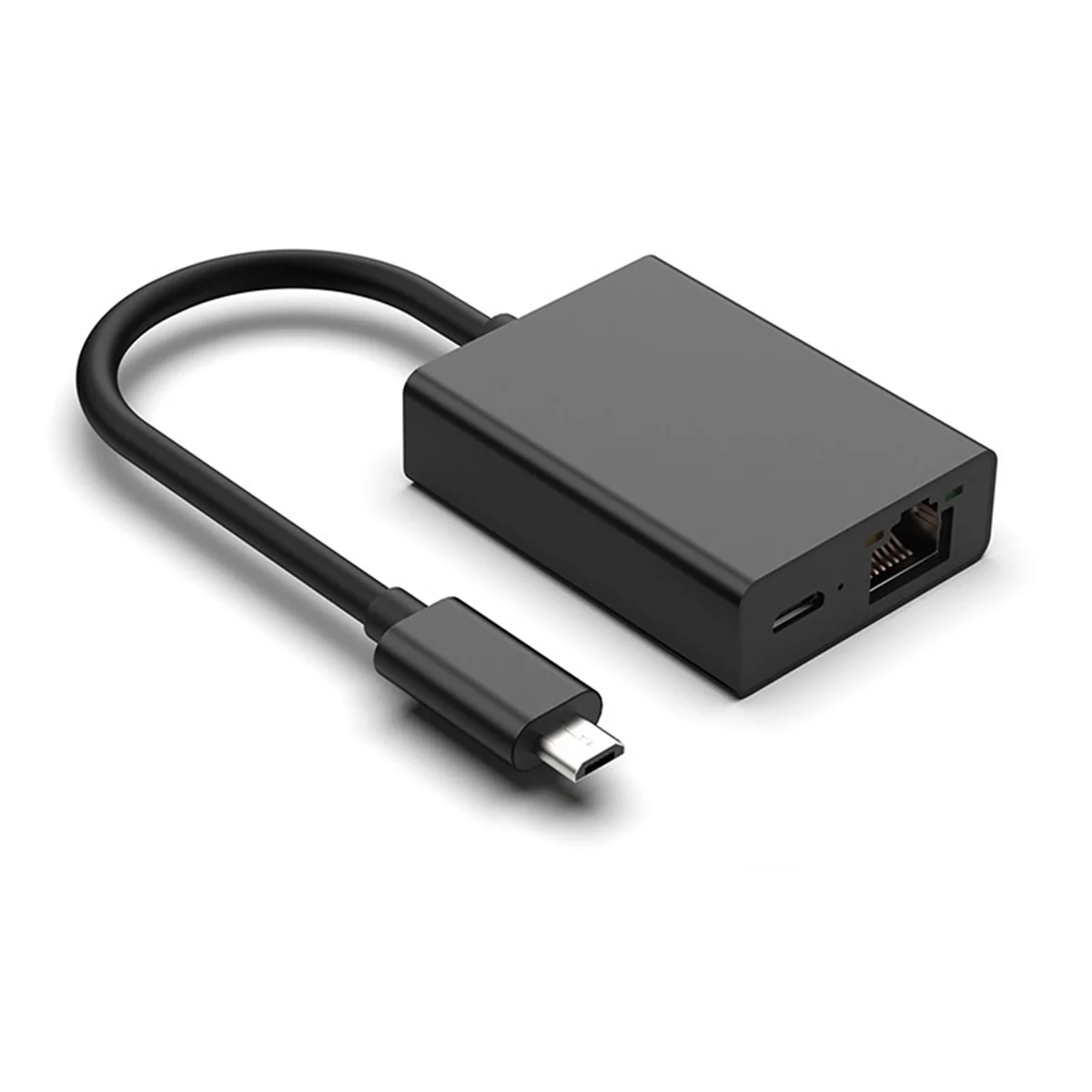 SMIEA-Adaptador Ethernet de tarjeta de red Micro-USB, adaptador de tarjeta de red de 100M para enrutador de interruptor Ethernet 4K Fire TV Stick