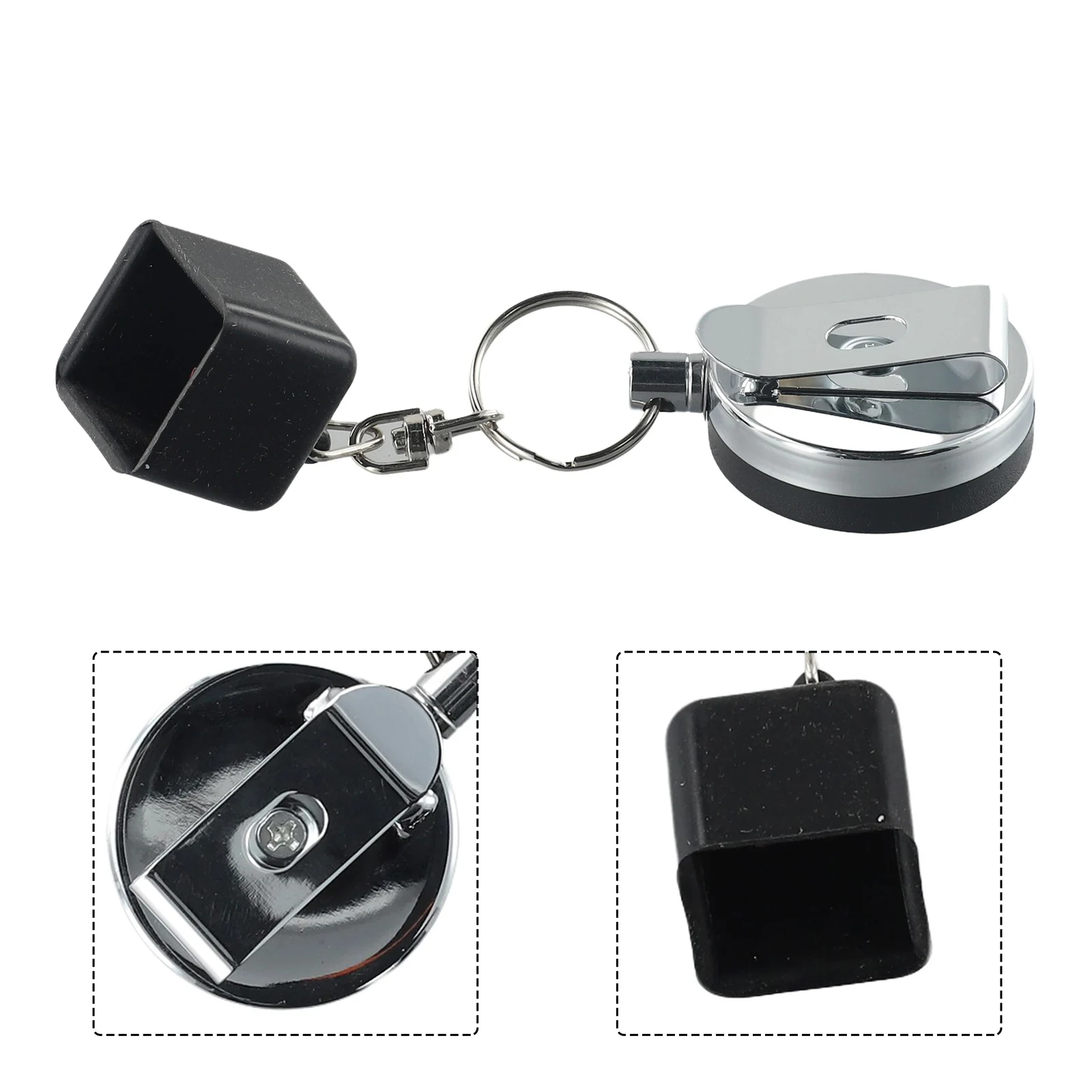 

Телескопический держатель для мела для бильярда надежно вмещает мелку, удобный зажим, выдвижная веревка, металлические пластиковые аксессуары для снукера