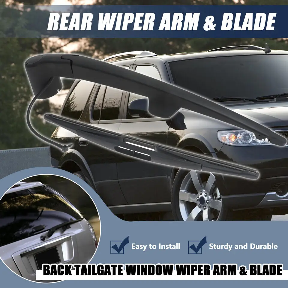 Rear Windshield Wiper Arm & Blade for GMC Chevrolet Buick Envoy Rainier Replacement 15232653