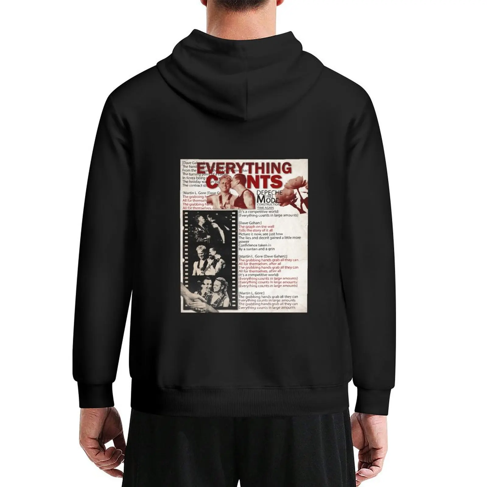 

everything counts dave gahan & martin gore Hoodie male clothes graphic t shirts men men wear hoodie oversize