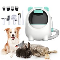 Pet Grooming Kit & Vacuum Cleaner Set Pet Hair Professional Grooming Clippers for Dogs Cats and Other Animals Pets