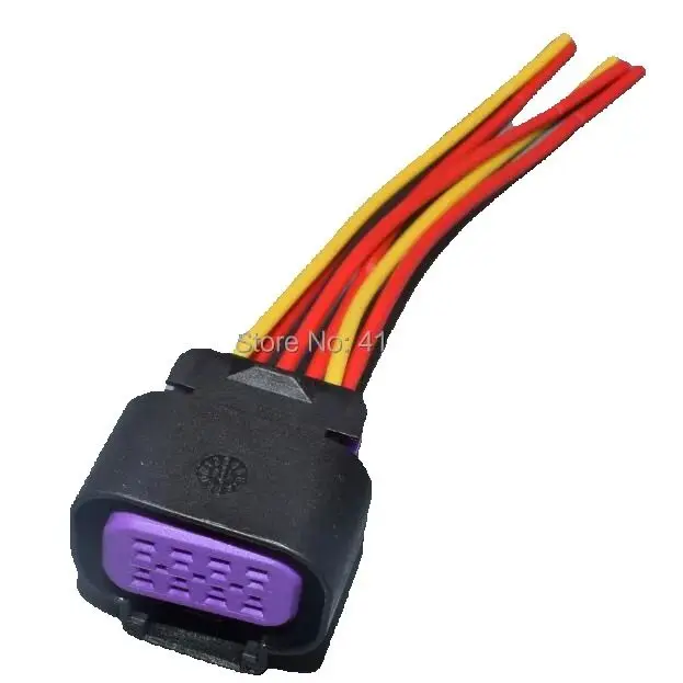 worldgolden 8 Pin 1.5mm Automotive plug throttle plug with end with Terminal  female connector