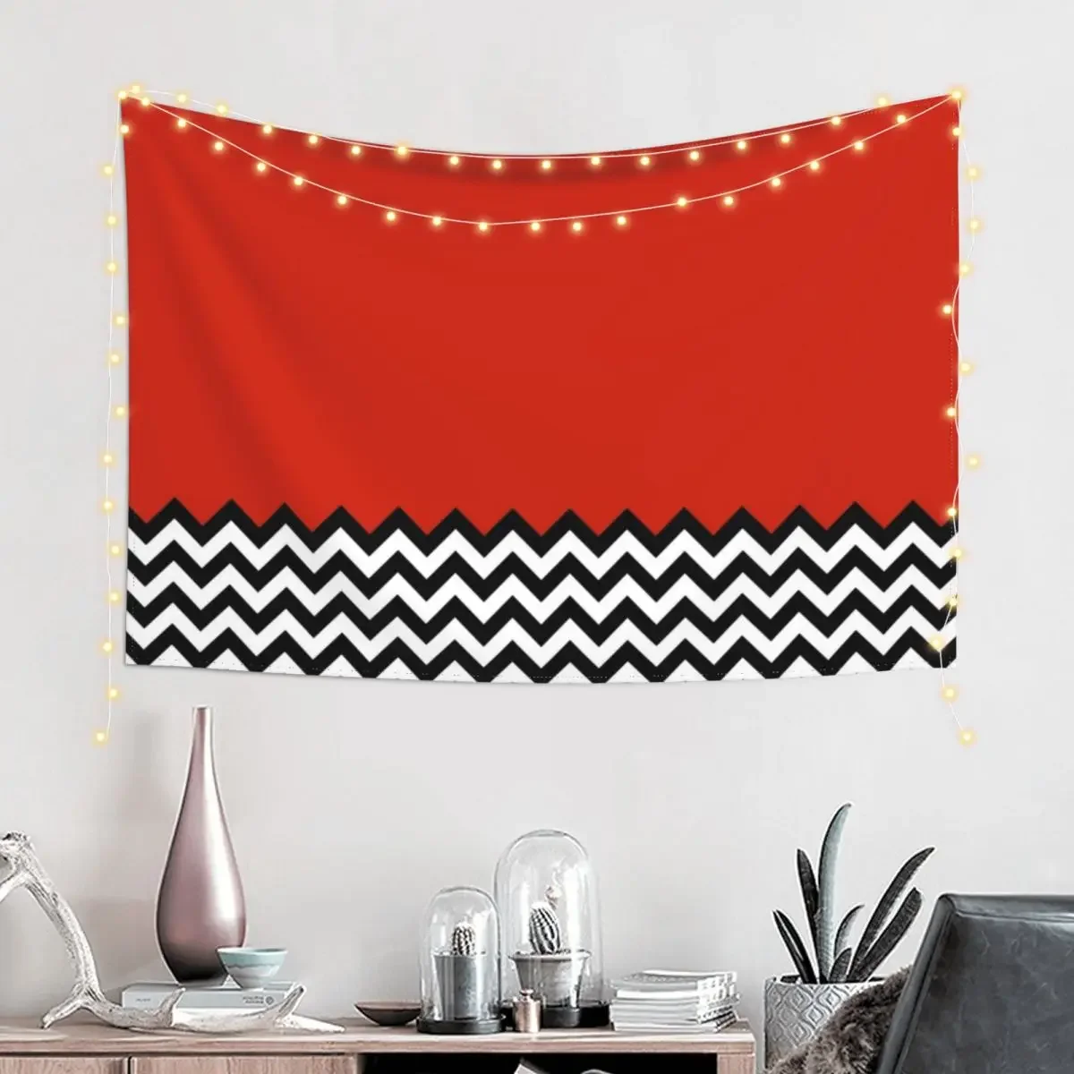 Black Lodge (Twin Peaks) inspired graphic Tapestry Decor For Bedroom Bedroom Decorations Tapestry