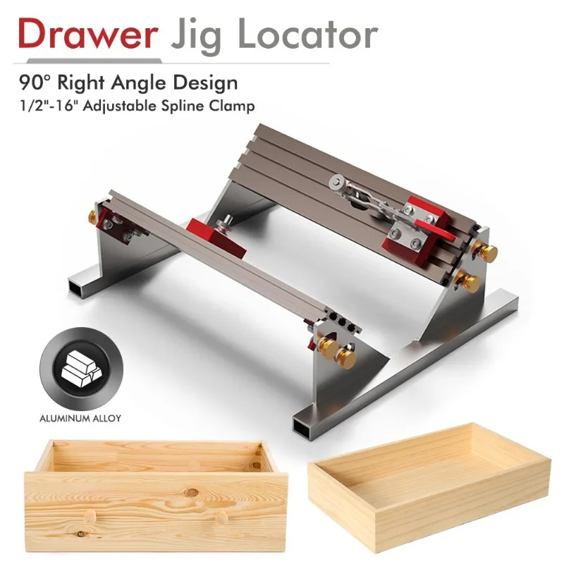 Universal Drawer Mounting Fixer Adjustable Positioning Clamp Portable Woodworking Assembly Accessory