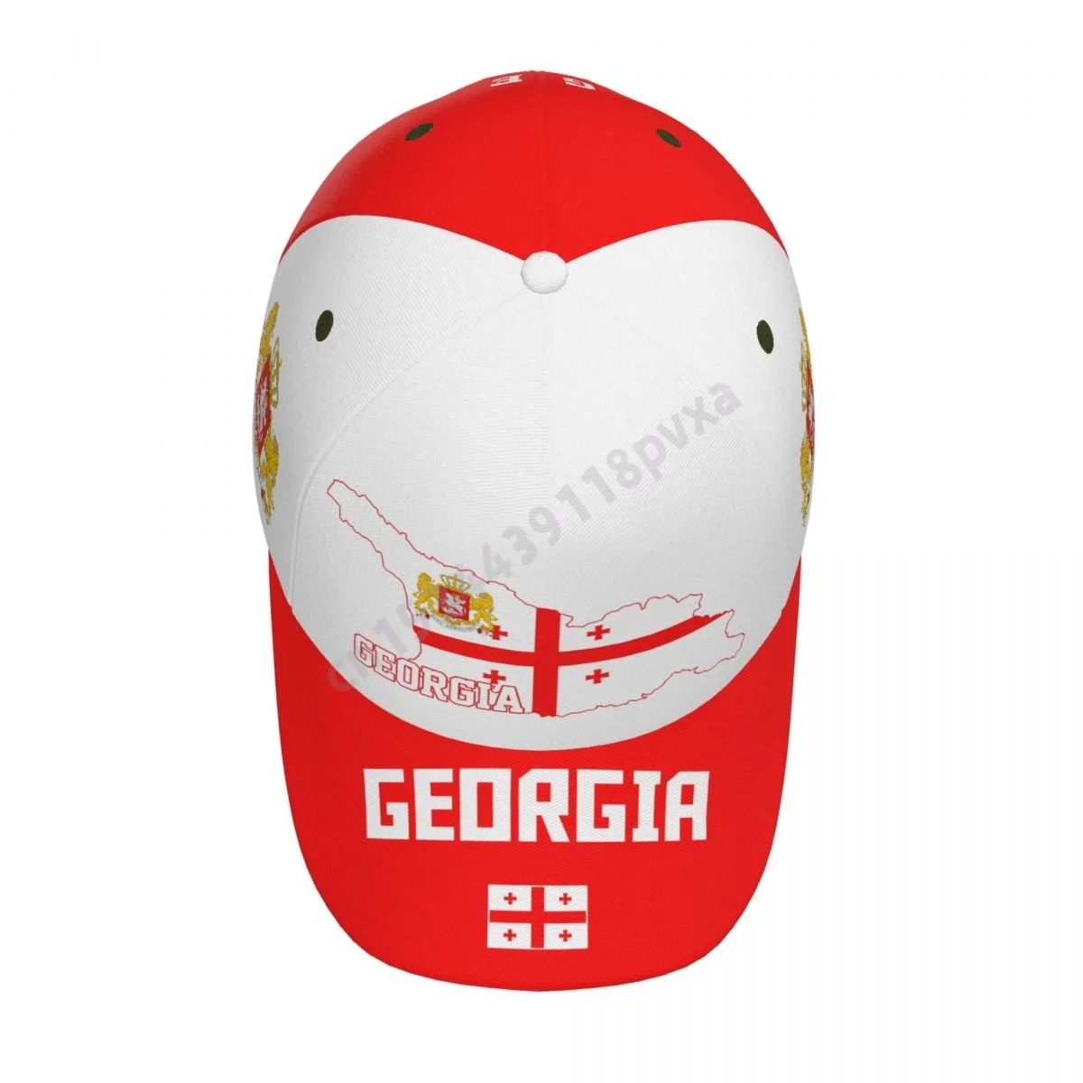 Unisex Georgia Flag Georgian Cool Adult Baseball Cap Patriotic Hat for Baseball Soccer Fans Men Women