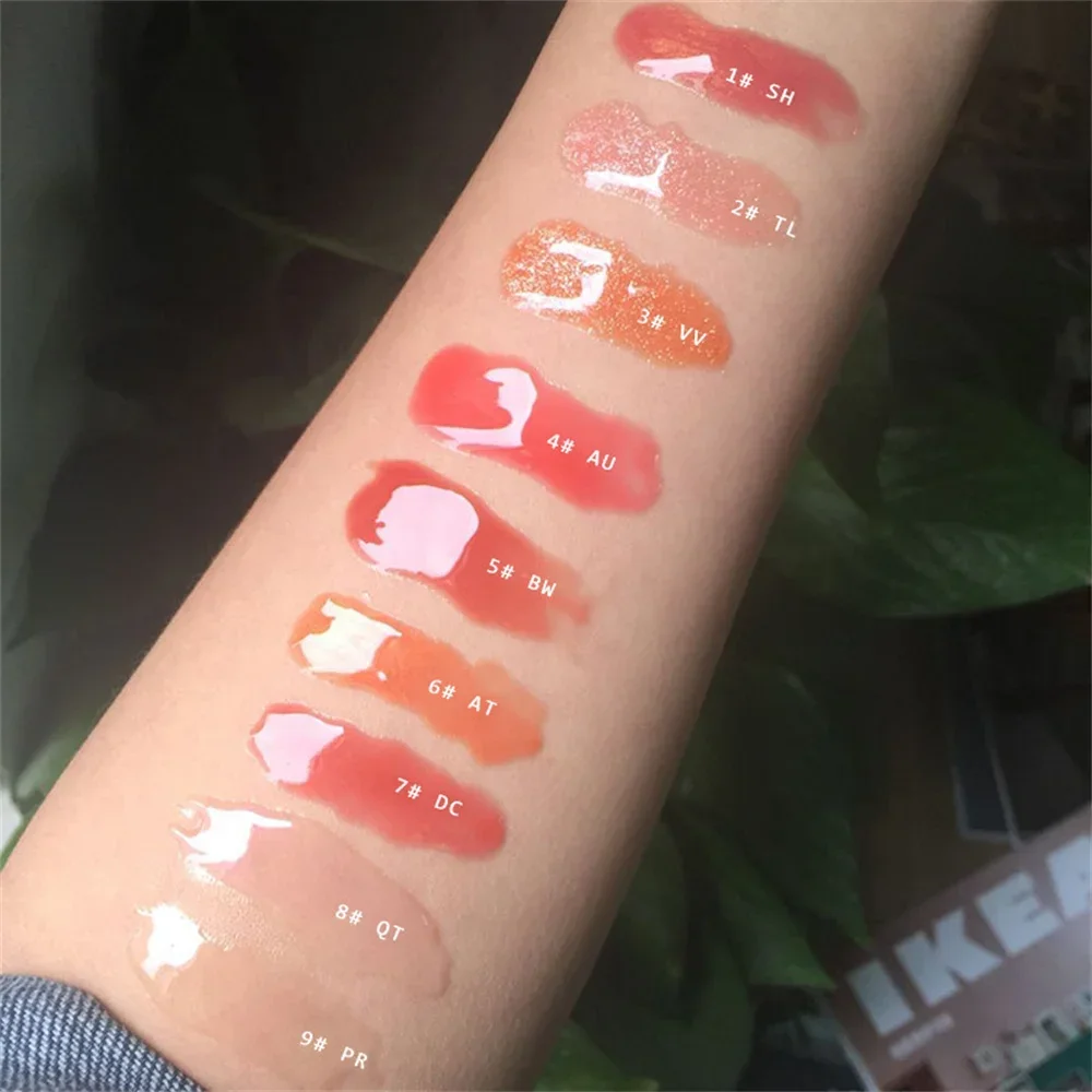 Spiegel Voller Lipgloss Glitter Lip Plumping Hydraterende Lip Tint Glinstert Lippenbalsem Vloeibare Lippenstift Lip Glazuur Lipgloss Make-Up