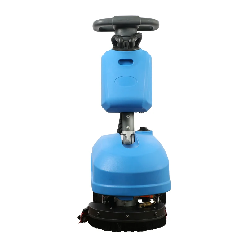 

【Hot】10L/12L Single Brush Plate Walk-Behind Floor Scrubber hine Electric 24v New Home Use Marble Floor Cleaning Equipment Ele