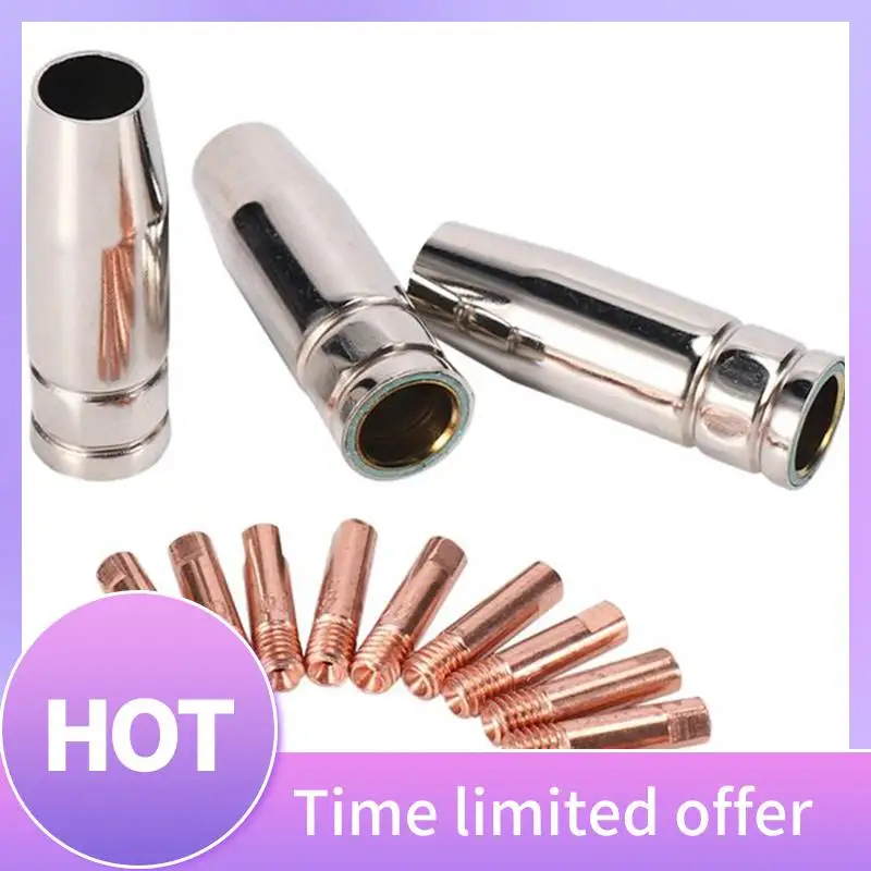 

B69C For MB15 15AK MIG Welding Torch Kit Contact Tip Nozzle Diffuser MIG Welding Torch Replacement Accessories Kit 0.8Mm
