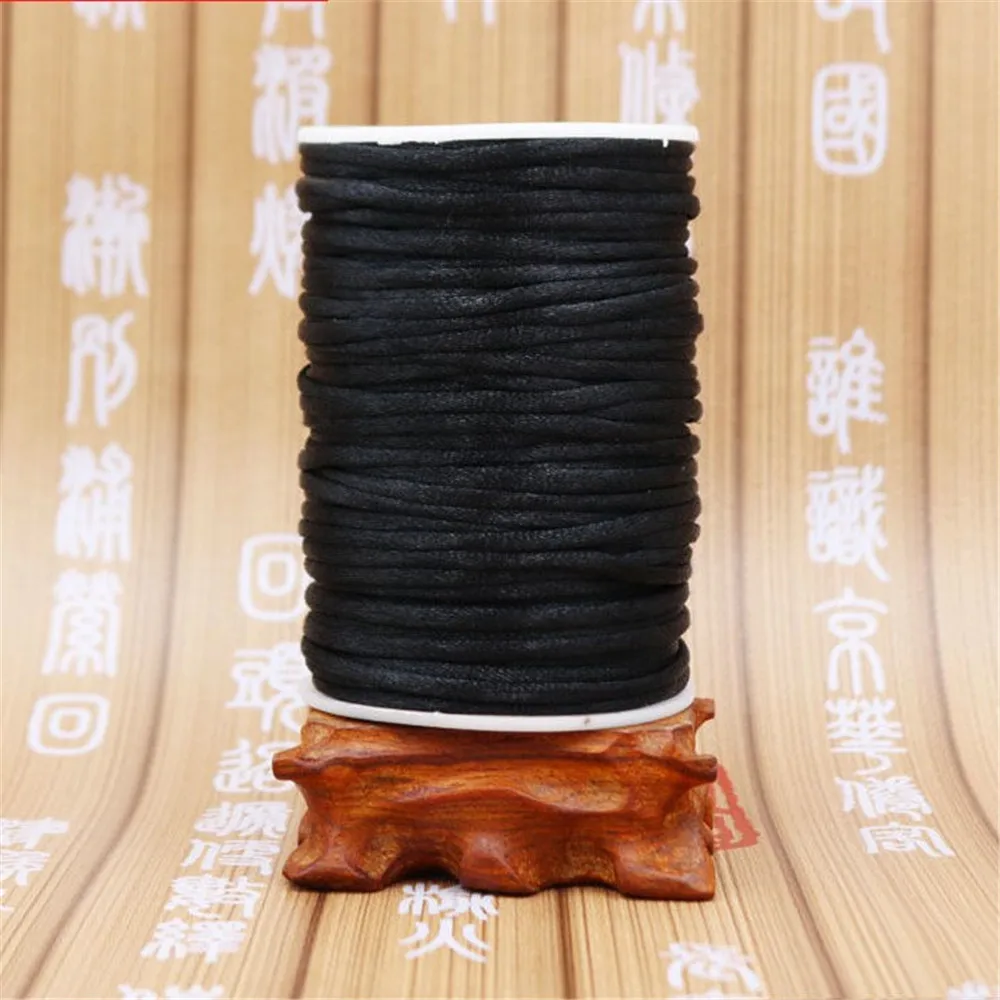3 mm geflochtene Makramee-Seide, Makramee-Schnur, Seil, Fadendraht, DIY chinesischer Knoten, Satin-Armbänder, die Entdeckungen machen, Perlen, 10 Yards – Detail 5