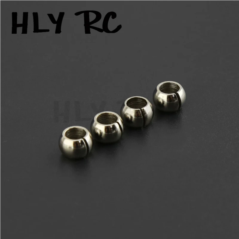 4pcs Metal Low Friction Suspension Ball Hollow Balls 54559 for Tamiya TT02 TT02D TT02FT TT02RR 1/10 RC Car Upgrade Parts