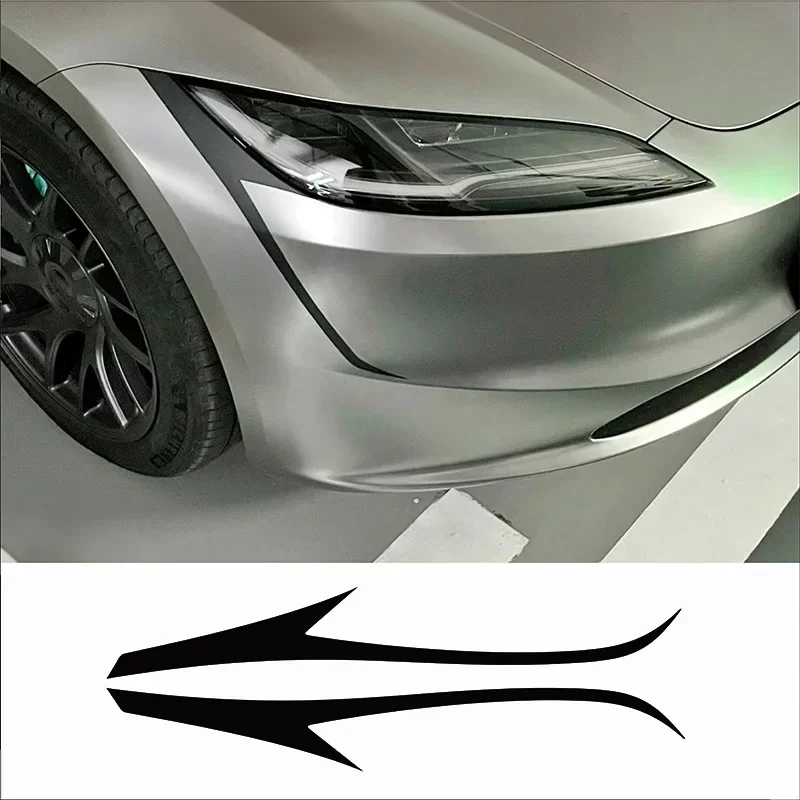 

Tesla 3 Headlight Headlight brow sticker Eyelid decorative film suitable for personalized pasting Model 3 203-2024 modification