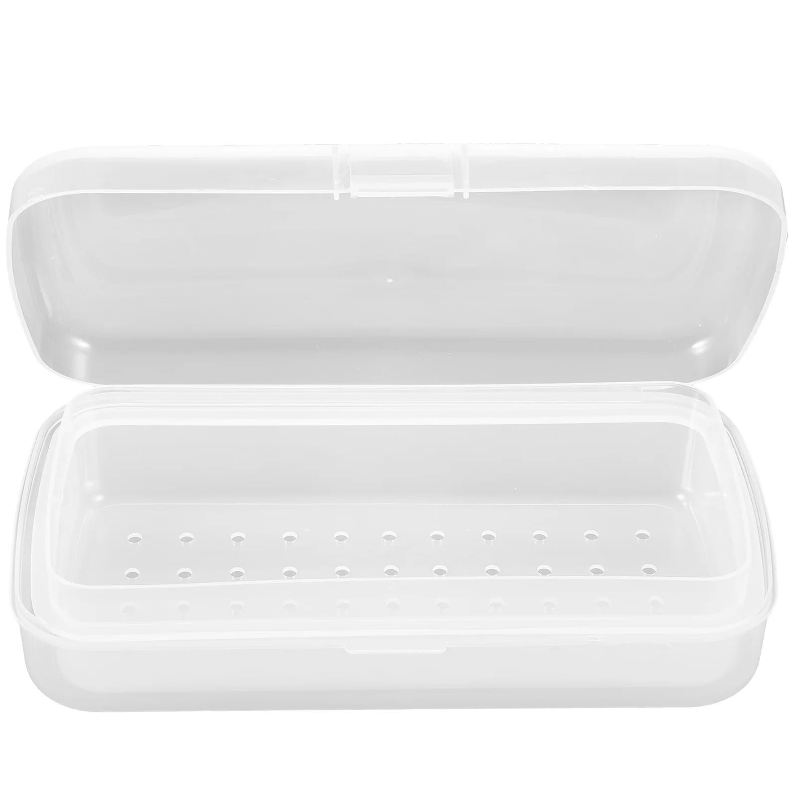 

Nail Art Tool Sterilizing Box Premium Pp Plastic Tray For Nail Clippers Tweezers Drill Bits Manicure Tools Storage
