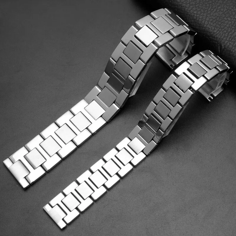 High quality stainless Steel bracelet for Car-tier TANK solo wristband  men and lady watchband 16mm 17.5mm 20mm 23mm silvery