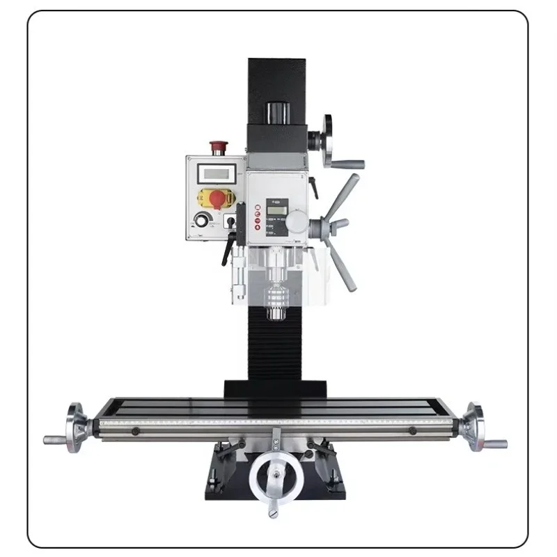 WMD25V multifunctional household small milling machine, high-precision metal digital display drilling and milling machine tool
