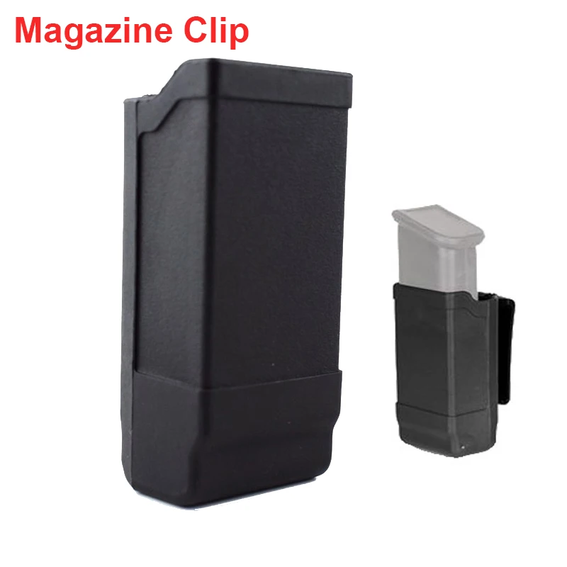 Tactical Magazine Clip Glock 17 19 HK USP Magazine Pouch Quick Pull Jacket Leather Case Gun Accessories