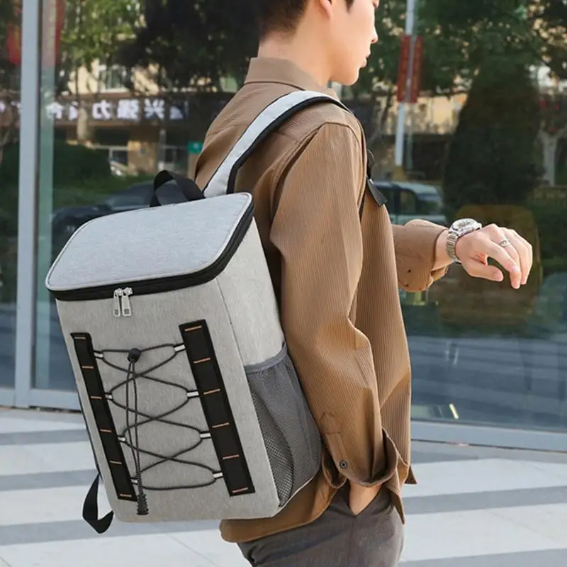 

Picnic Thermal Ice Cooler Insulated Bag Camping Backpack Cooler Insulated Leakproof Cooler Bag For Camping Storage Backpack