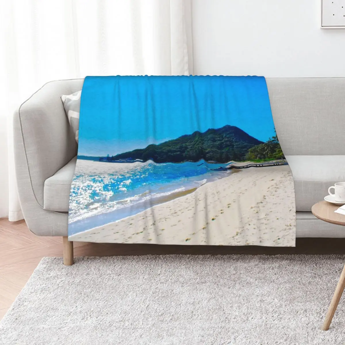 

Shoal Bay! Throw Blanket Summer Luxury For Baby Beach Blankets