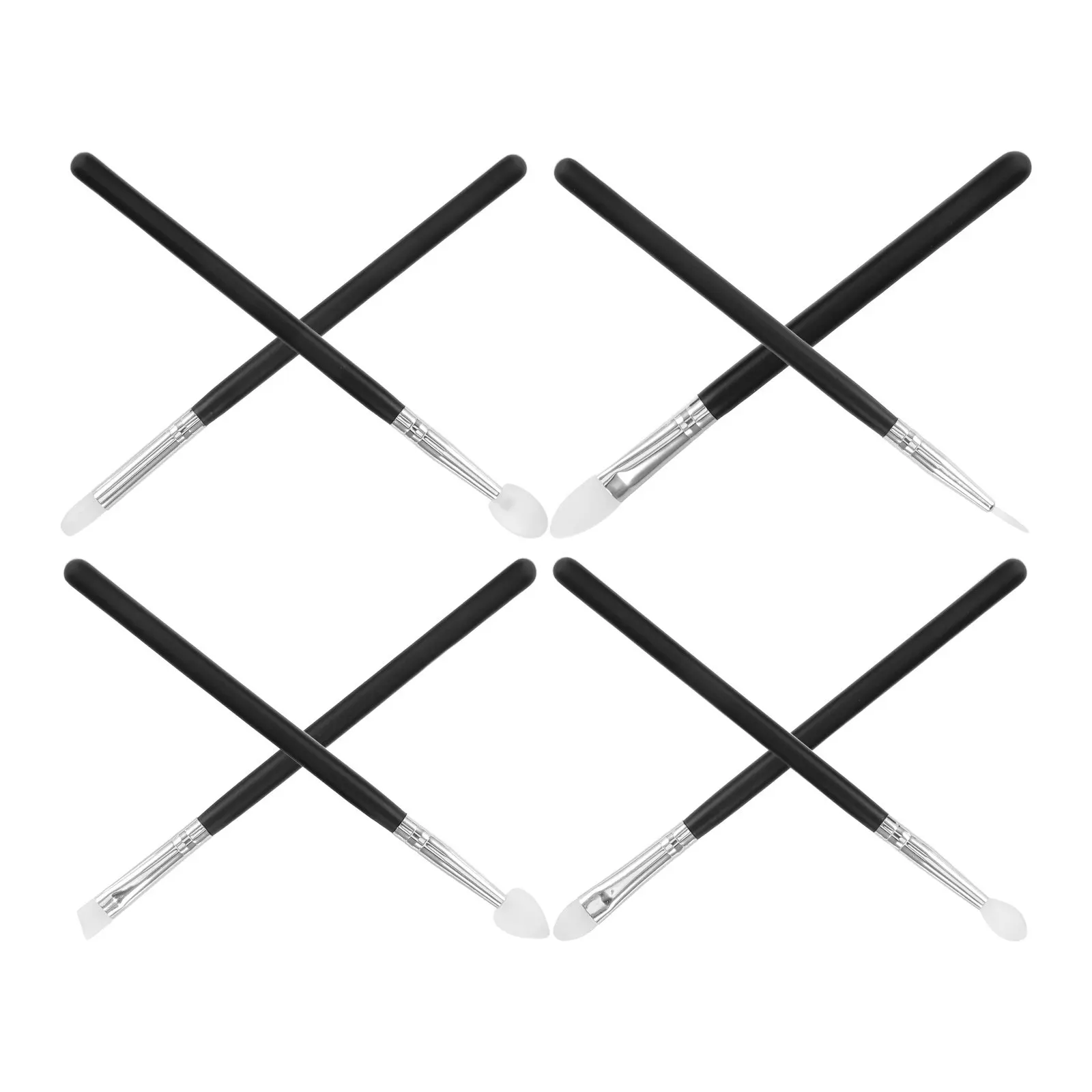 8Pcs Silicone Clay Sculpting Brushes Non Stick Tools for Pottery Resin Art Polymer Clay DIY Craft Painting Silicone Paint Brush