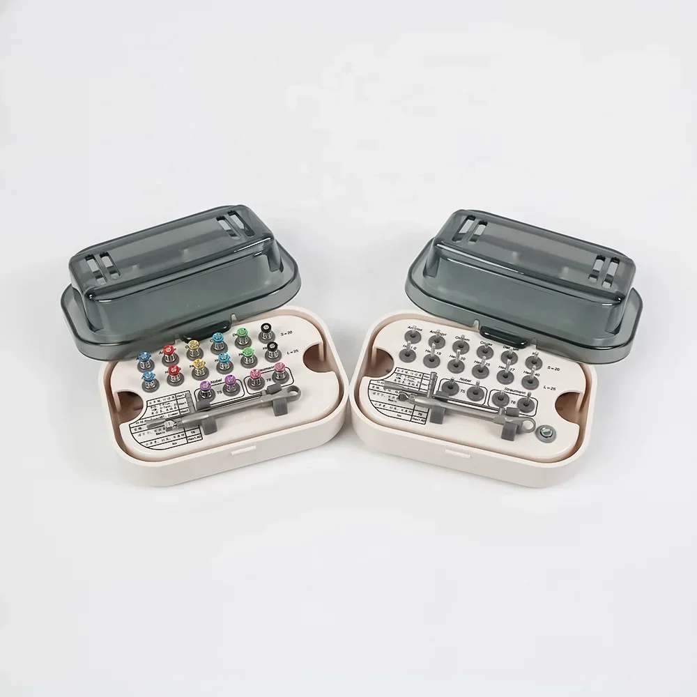 Universals Dentalss Implants Restaurazioni Kit di protesi Coppia chiavi e cricchetti Driver