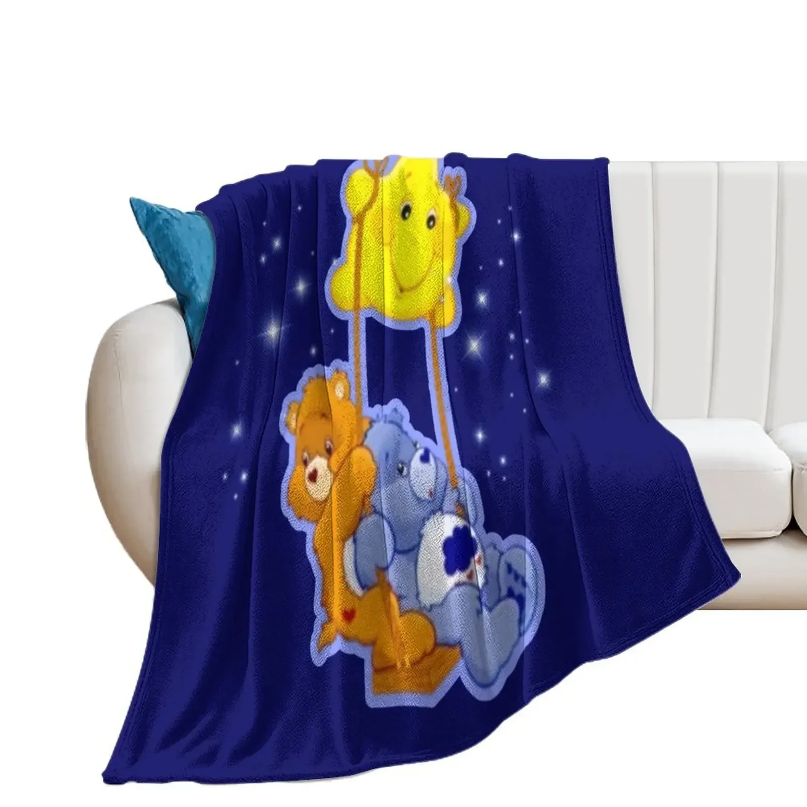 

Y2K aesthetics Mlp friends cloud swing Throw Blanket valentine gift ideas Hairys Blankets