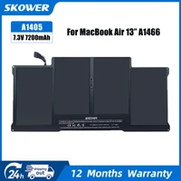 SKOWER batería del ordenador portátil para Apple Macbook Air 11 13 pulgadas A1466 A1370 A1369 A1465 reemplazo A1375 A1406 A1405 A1377