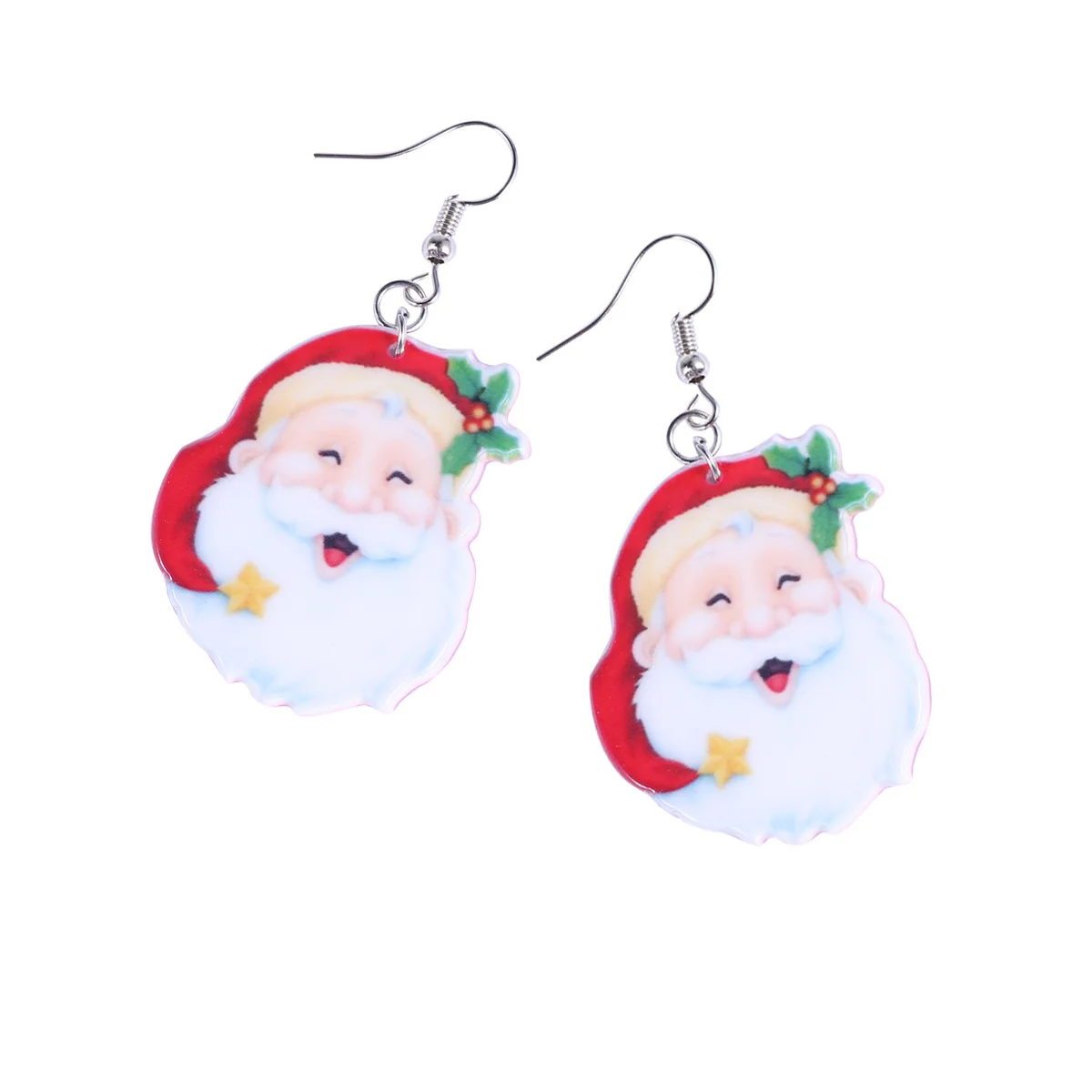 

1Pair Christmas Santa Claus Bell Earrings Elegant Xmas Decorative Earrings Party Supplies Gifts for Women Girls Charm Look