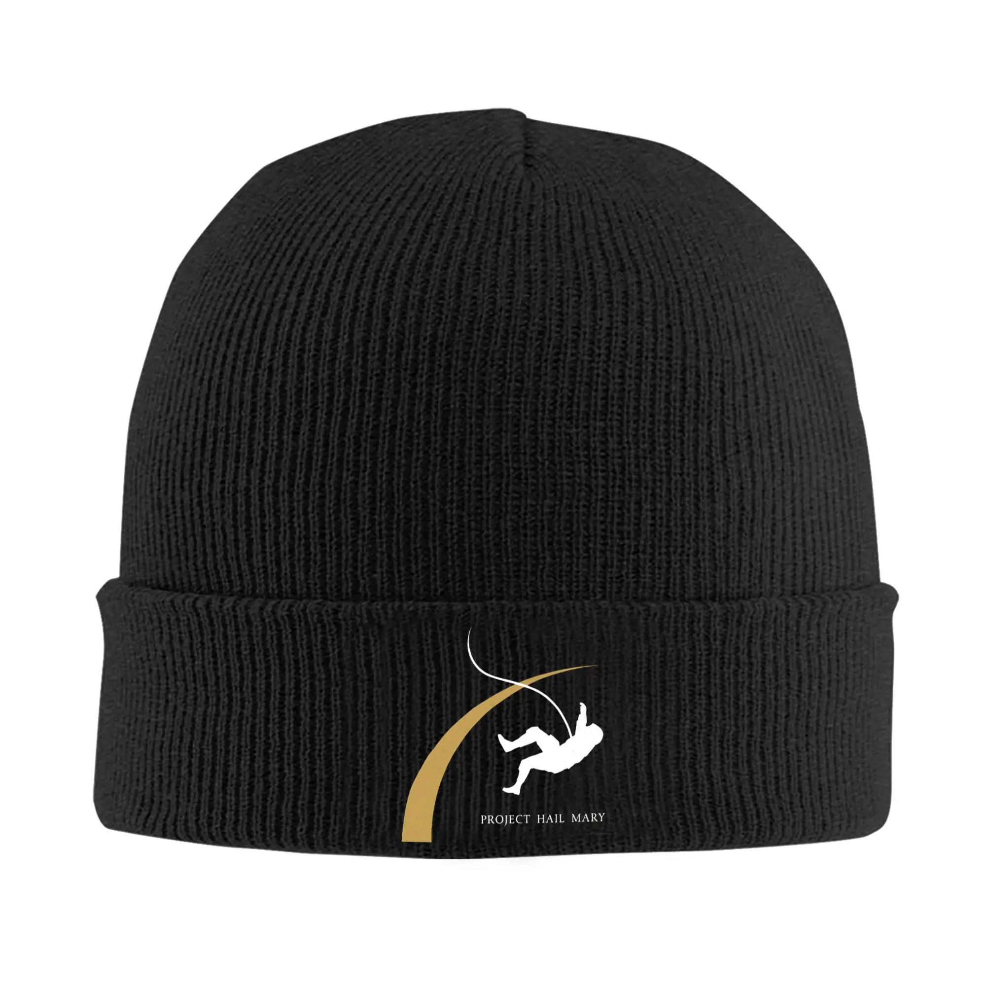 Female Male Project Hail Mary Beanie Hats  Funny Knitting Hat Winter Outdoor Sport Caps Graphic Thermal Elastic Bonnet Hats