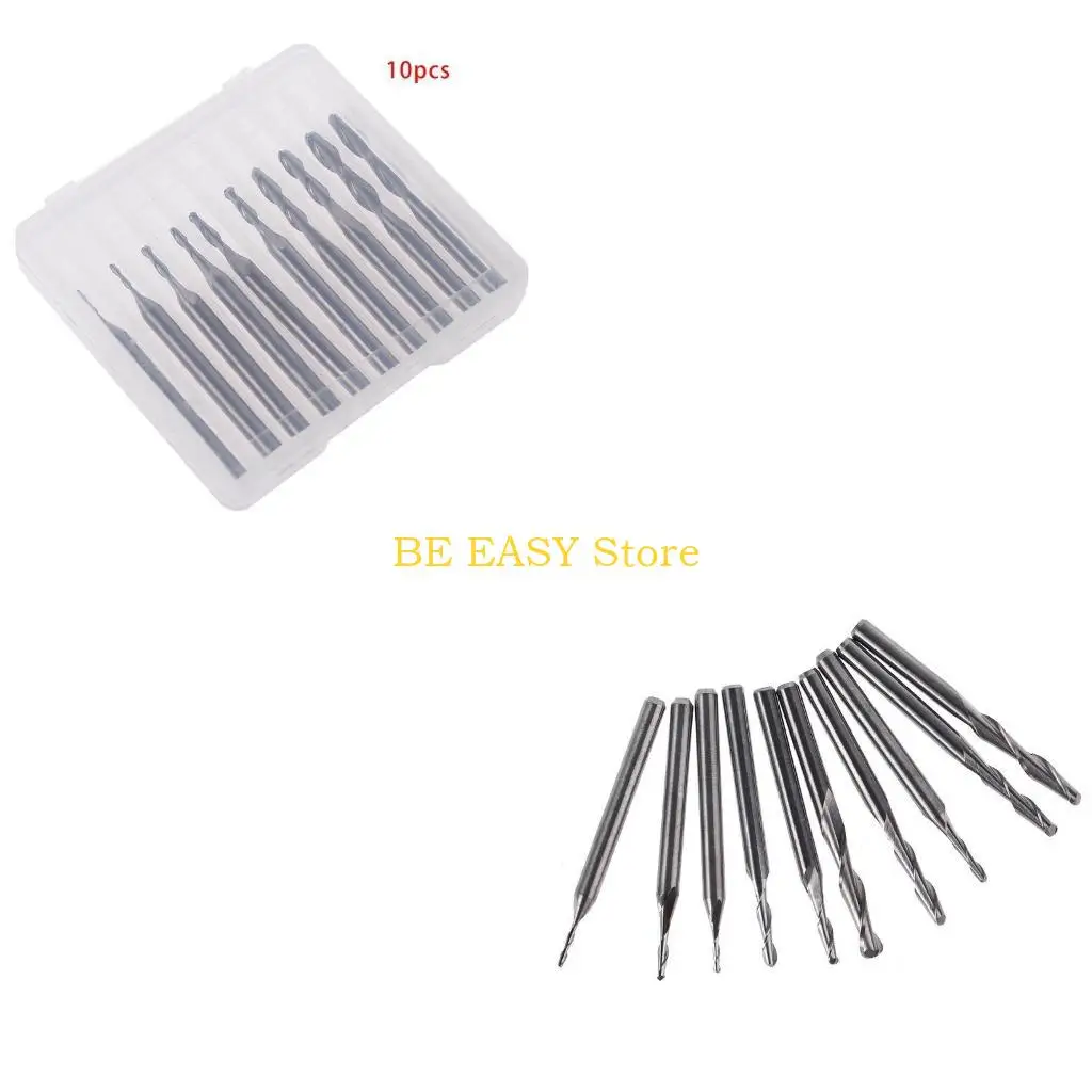 

E28F для деревообработки, карбидная сферическая концевая фреза, гравировальная фреза, фреза