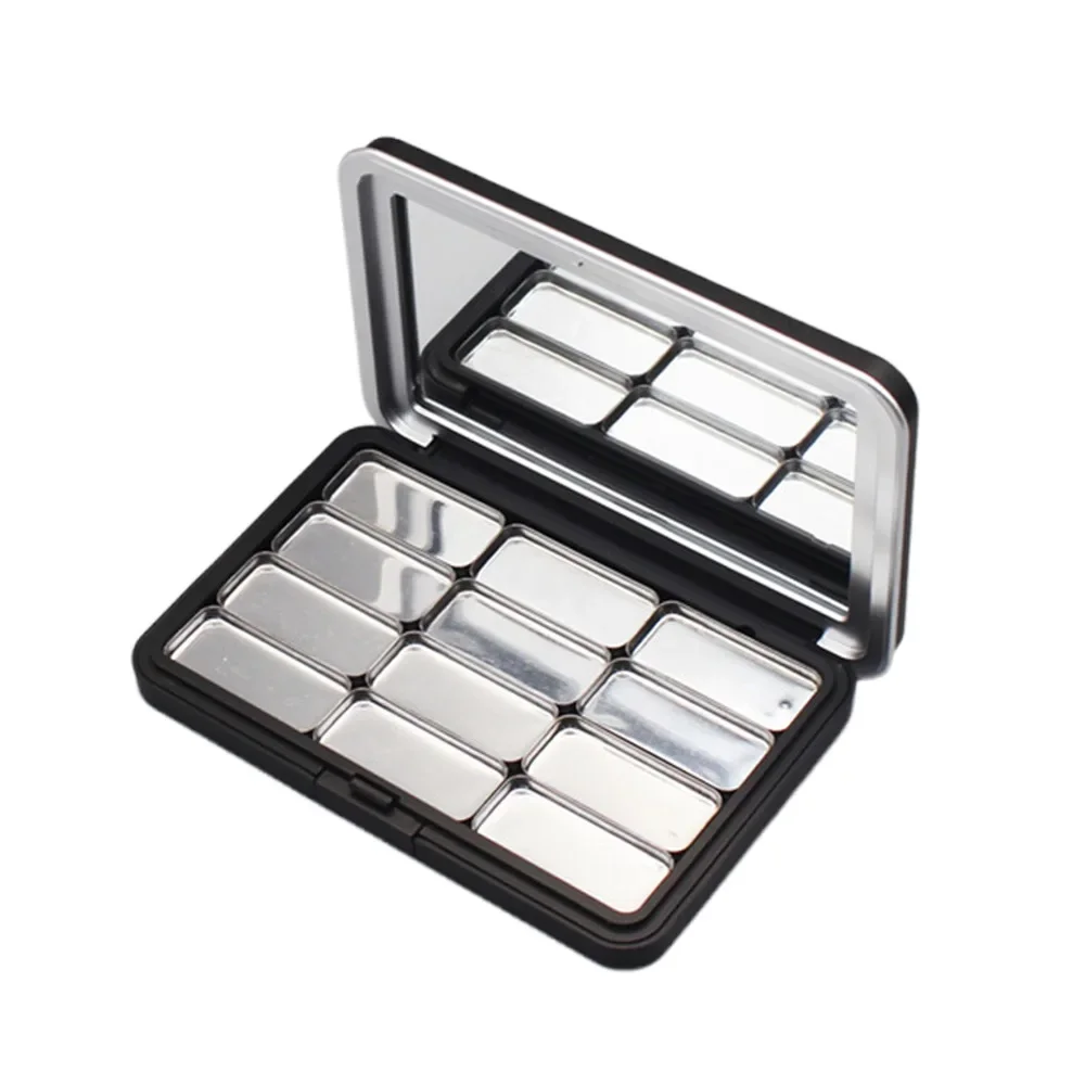 Multi-grids DIY Eyeshadow Palette Empty Matte Black Magnetic Makeup Palette Match By Oneself ABS Eye Shadow Palette